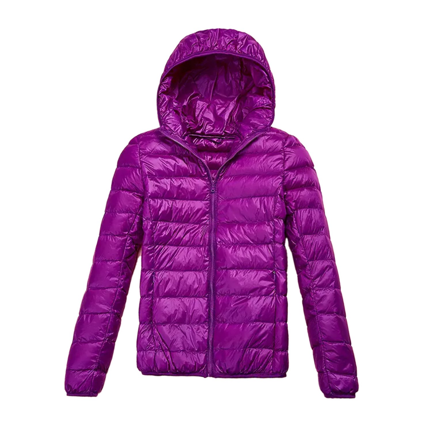 Unisex's Down Jacket With Hoodie